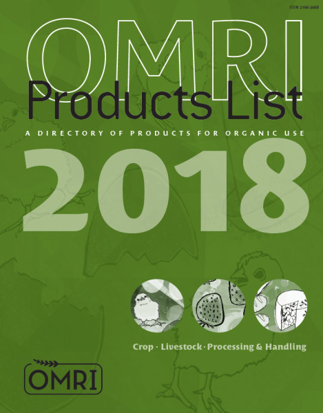 2018 OMRI list